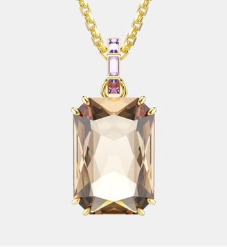 Pendentif Millenia, Doré à l’or 18 carats (750/1000) - Swarovski - Gold tone