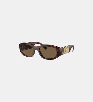 Medusa Biggie Sunglasses - Versace - Marron