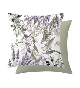Housse de coussin lin & coton - Garnier Thiebaut - Mauve