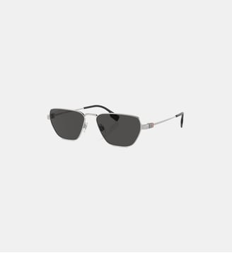 Lunettes de soleil Irrégulier BE3146 - Burberry - Argent