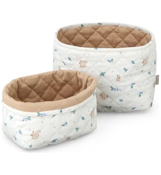 Lot de 2 paniers de rangement - CAMCAM COPENHAGEN - Bleu