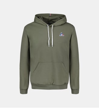 Sweat à capuche Essentiels - Le Coq Sportif - Kaki
