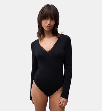 Body en dentelle - Chantelle - Noir