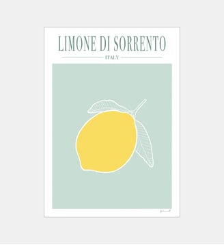 Poster   Limone Di Sorrento - ByKammille - Poster & Frame - Multicolore