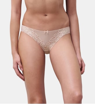 Slip évolutif broderie italienne - Chantelle - Noir