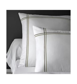 Lot de 2 taies satin de coton - Garnier Thiebaut - Bronze
