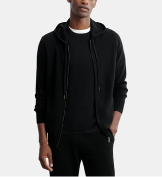 Pull à capuche Charles - Bompard - Noir