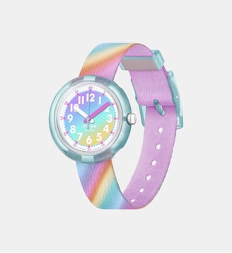 Montre Organized chaos Blanc FPNP152 - Flik Flak - Bleu