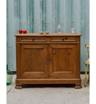 Buffet en bois Gilbert N°1528- Produit chiné - Debongout - Bois clair