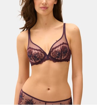 Soutien-gorge plongeant Intrigue - Simone Pérèle - Figue