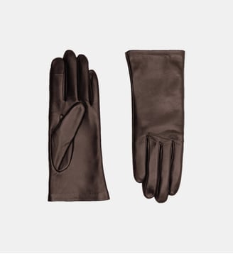 Gants Inès Femme Cuir Doublés Cachemire - Agnelle - Tmoka