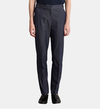 Pantalon droit de tailleur en denim - BELINDA - Pablo - Jean