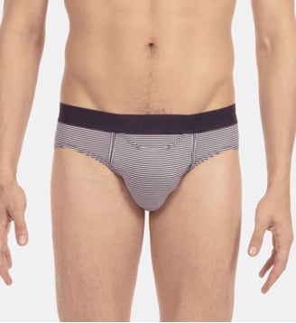 Slip HO1 Simon - Hom - Blanc et bleu
