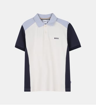 Polo manches courtes - BOSS Kidswear - Ivory