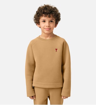 Sweatshirt en coton Ami de Coeur - AMI Paris - Camel
