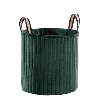 Grand panier de rangement Eco-velvet Nobodinoz