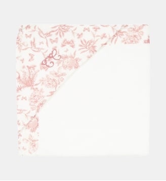 Cape de bain - Imprimé inspiration Toile de Jouy - Tartine Et Chocolat - Rose