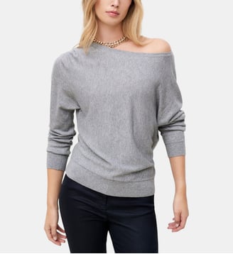 Pull mvaleria - Motif uni - Coupe droite - Caroll - Gris
