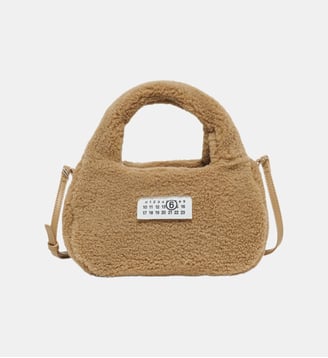 Sac bandoulière avec logo - MM6 Maison Margiela - Sable