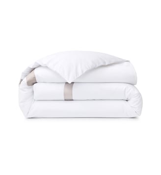 Housse de couette en satin Yves Delorme