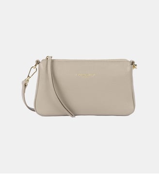 Pochette Dune en cuir - Lancaster - Galet