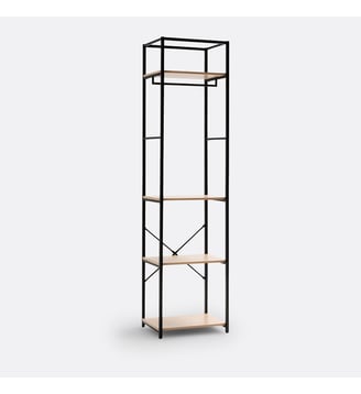 Module de dressing L50 cm - La Redoute Interieurs - Noir et bois