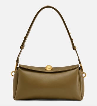 Sac Carrousel unisexe en cuir de veau - AMI Paris - Kaki