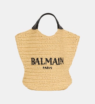 Sac cabas Balmain Mini en crochet - Balmain - Beige