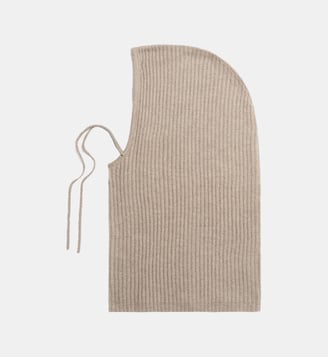 Cagoule en cachemire à côtes - DORY - Gerard Darel - Beige et rose
