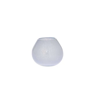 Vase en verre à fond rond - OYOY - Bleu turquoise