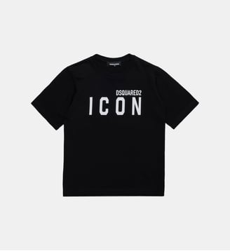 T-shirt avec logo ICON - Dsquared2 - Noir