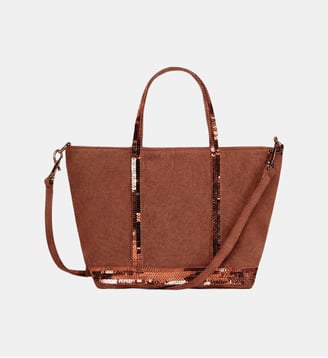 Cabas XS Zippé En Lin - Vanessa Bruno - Brique