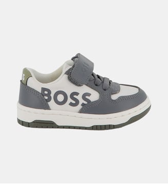 Baskets avec lacets élastiqués - BOSS Kidswear - Anthracite