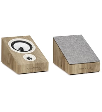 Enceinte surround BRA1 Chene Clair - Triangle - Noir