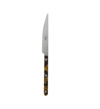 Couteau de table, Bistrot Vintage - Sabre - Effet écaille