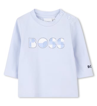 T-shirts à manches longues - BOSS Kidswear - Ciel