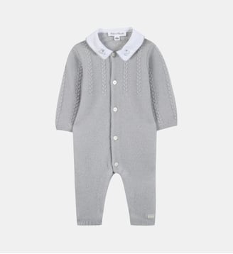 Combinaison longue -   laine col Claudine - Tartine Et Chocolat - Gris