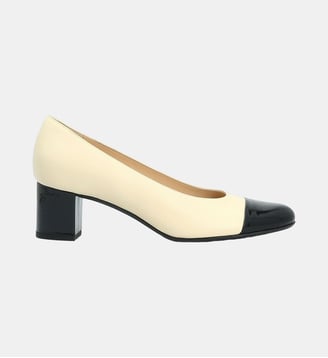 Escarpin empoli - cuir lisse - Manfield - Beige