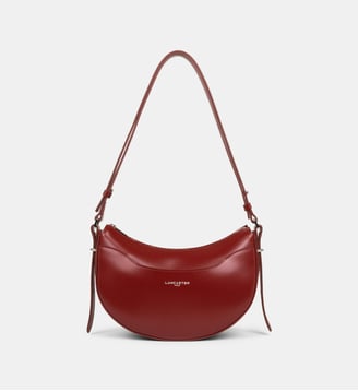 Sac à main demi-lune Suave Ace en cuir - Lancaster - Carmine