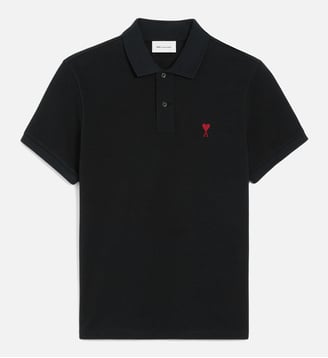 Polo Ami de Coeur unisexe - AMI Paris - Noir