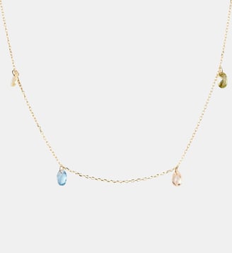 Collier  Bloom Doré CO01-866-U - Pd Paola - Bleu et rouge