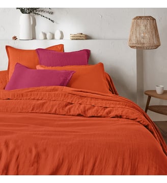 Housse de couette en lin lavé La Redoute Interieurs