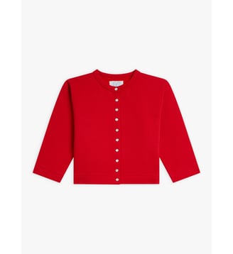 cardigan pression - Agnès b. - Rouge garance