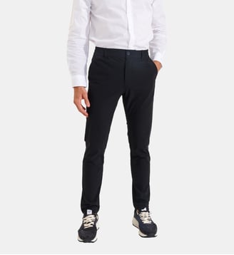 Pantalon ajusté Serge Lescada stretch recyclé-Gris clair-S - Cala 1789 - Noir