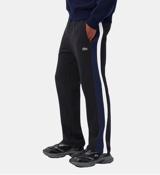 Pantalon de survêtement color-block - Lacoste - Noir et bleu marine