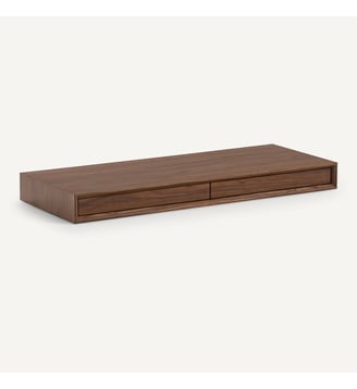 Bureau d'appoint L110 cm plaqué noyer Archivita XL - AM.PM - Noyer
