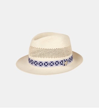 Trilby en paille Roland-Garros