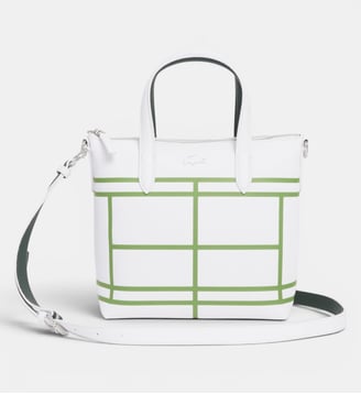 Mini sac cabas Anna zippé - Lacoste - Blanc