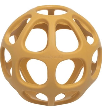 Balle de préhension en silicone - Baby's Only - Jaune