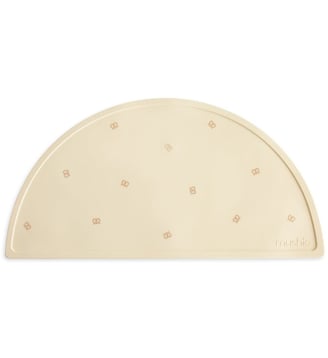 Set de table en silicone - Mushie - Écru